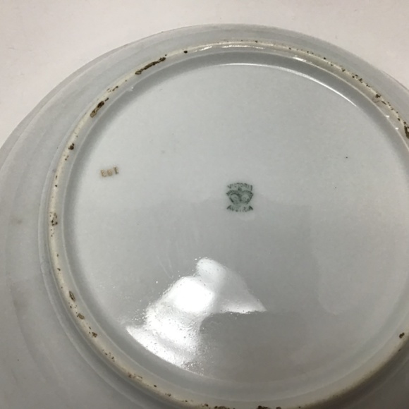 Vintage Antique Victoria Austria Serving Bowl with Floral Design - Picture 6 of 7